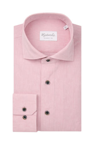 linnen casual overhemd roze