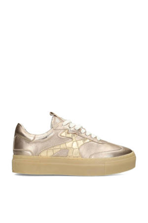 Titular leren sneakers roségoud