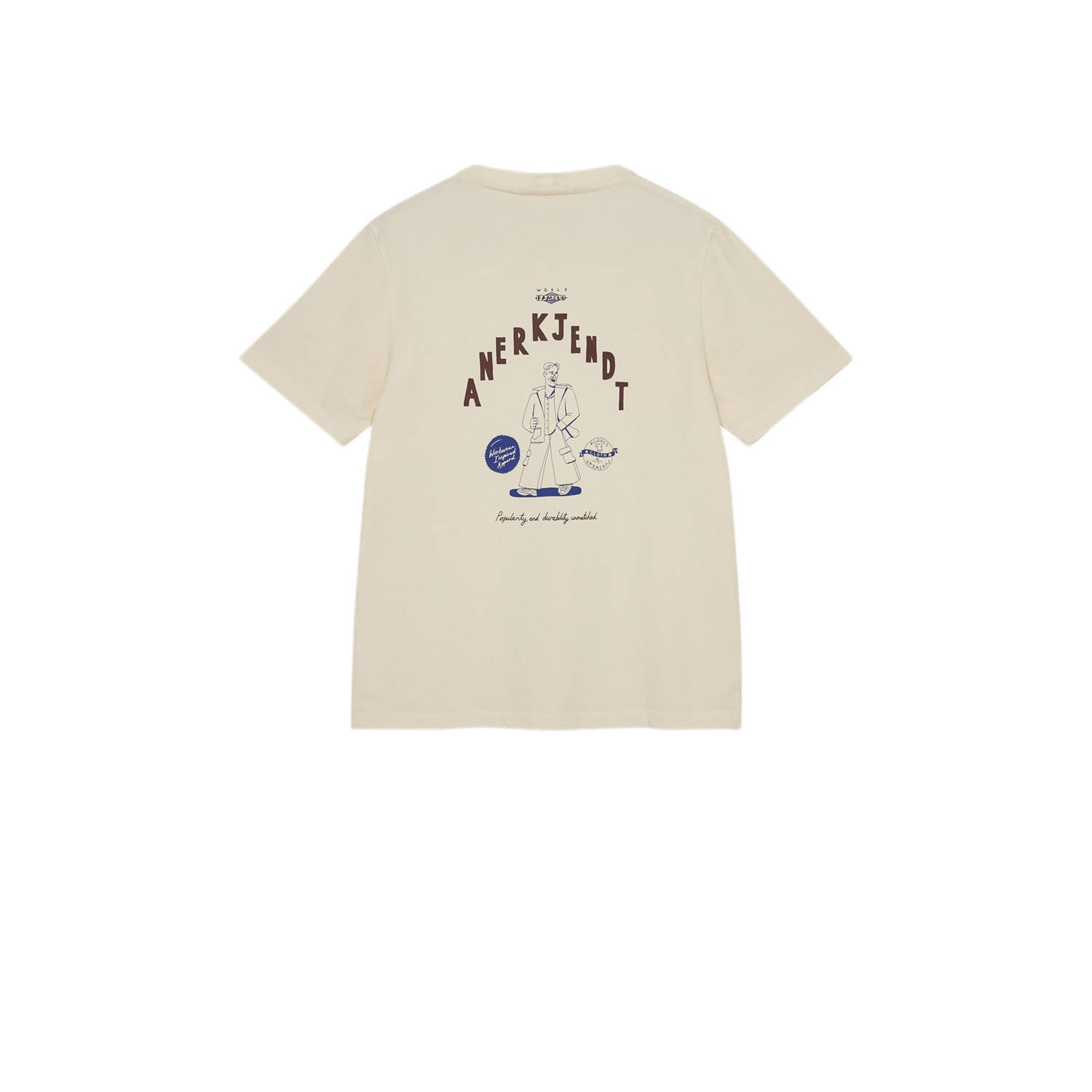 Anerkjendt T-shirt ecru