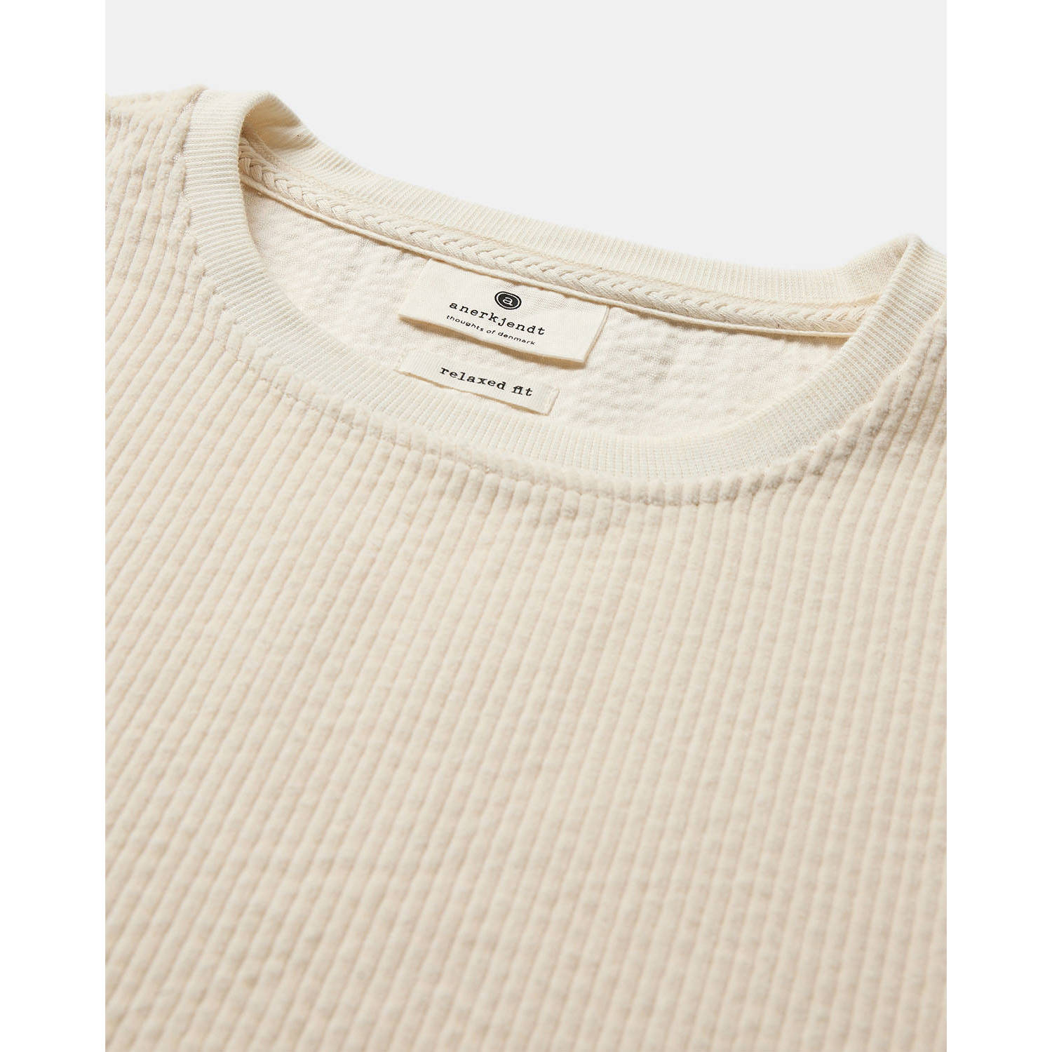Anerkjendt corduroy T-shirt ecru