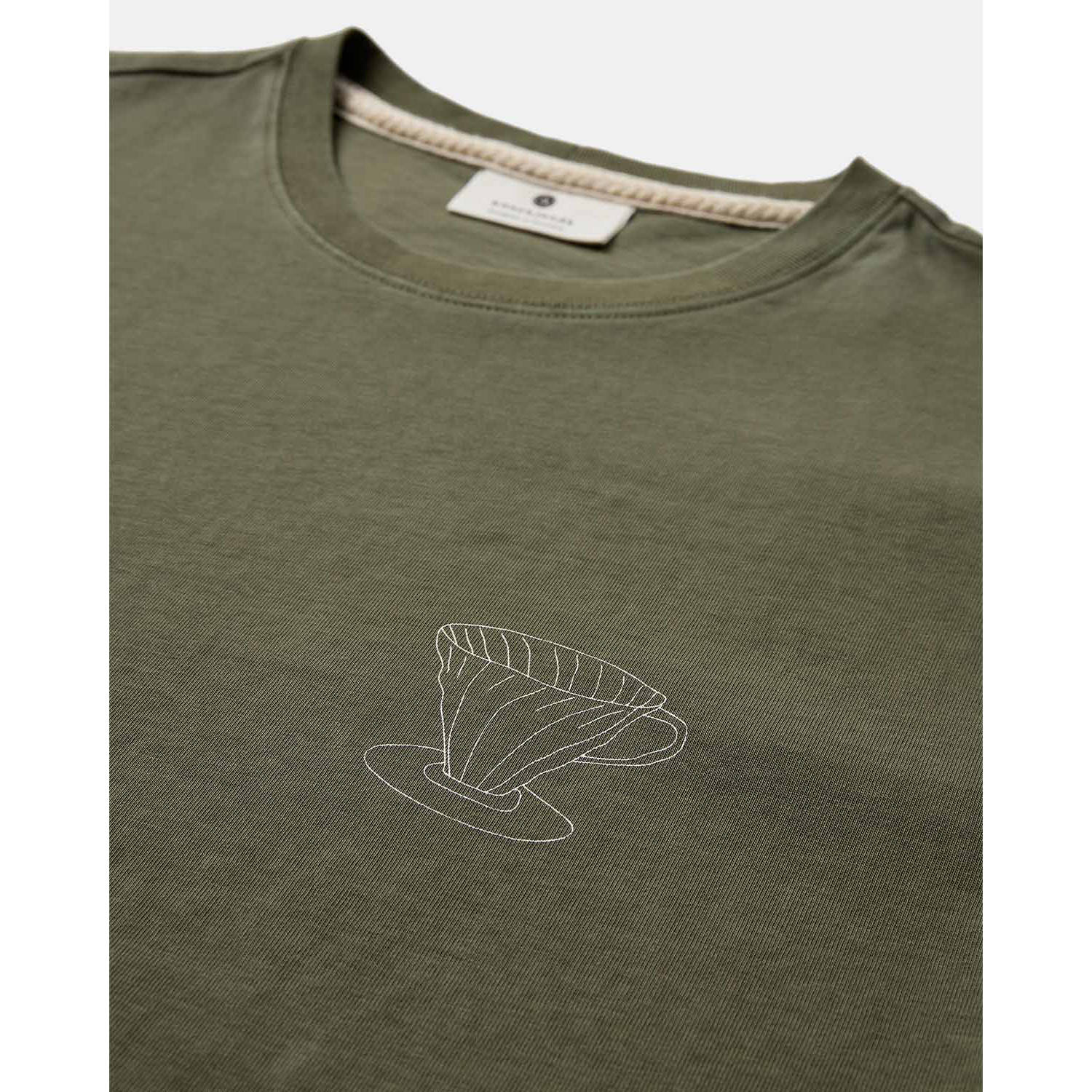 Anerkjendt T-shirt olijfgroen