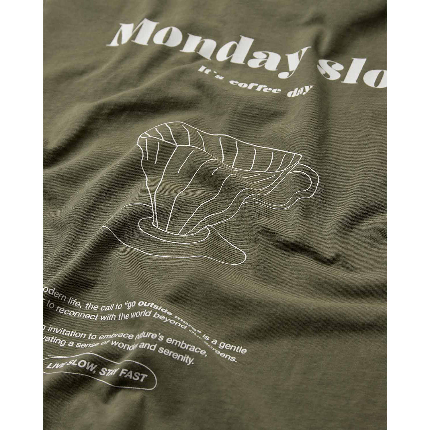 Anerkjendt T-shirt olijfgroen