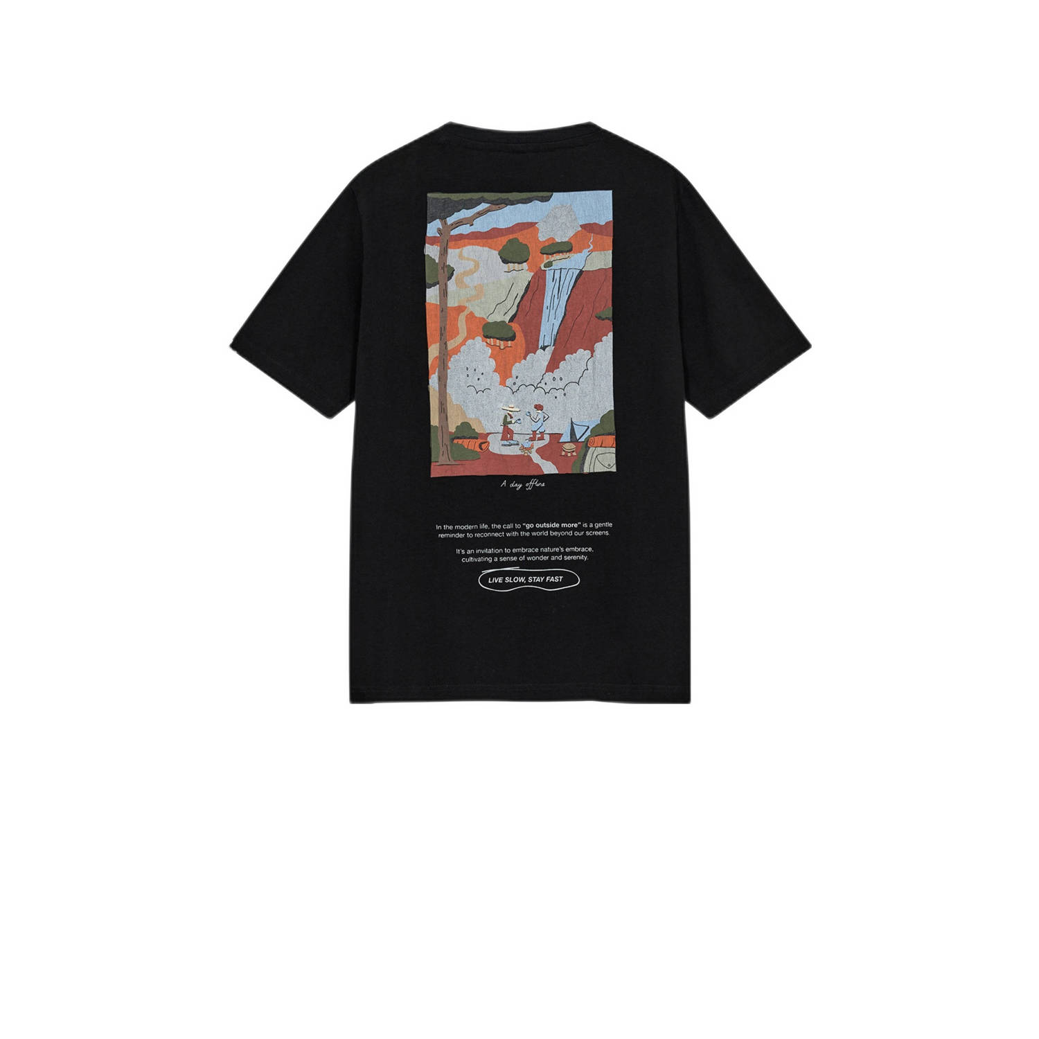 Anerkjendt T-shirt zwart