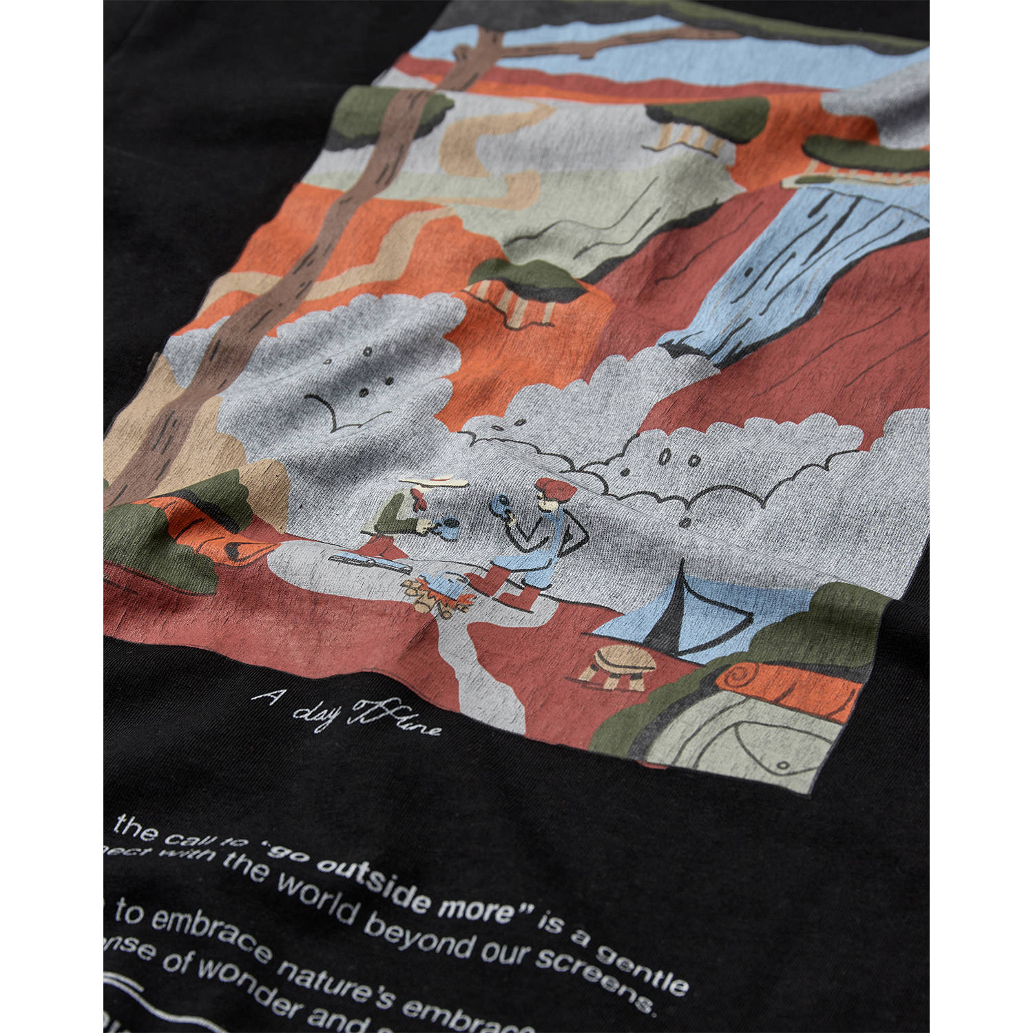 Anerkjendt T-shirt zwart