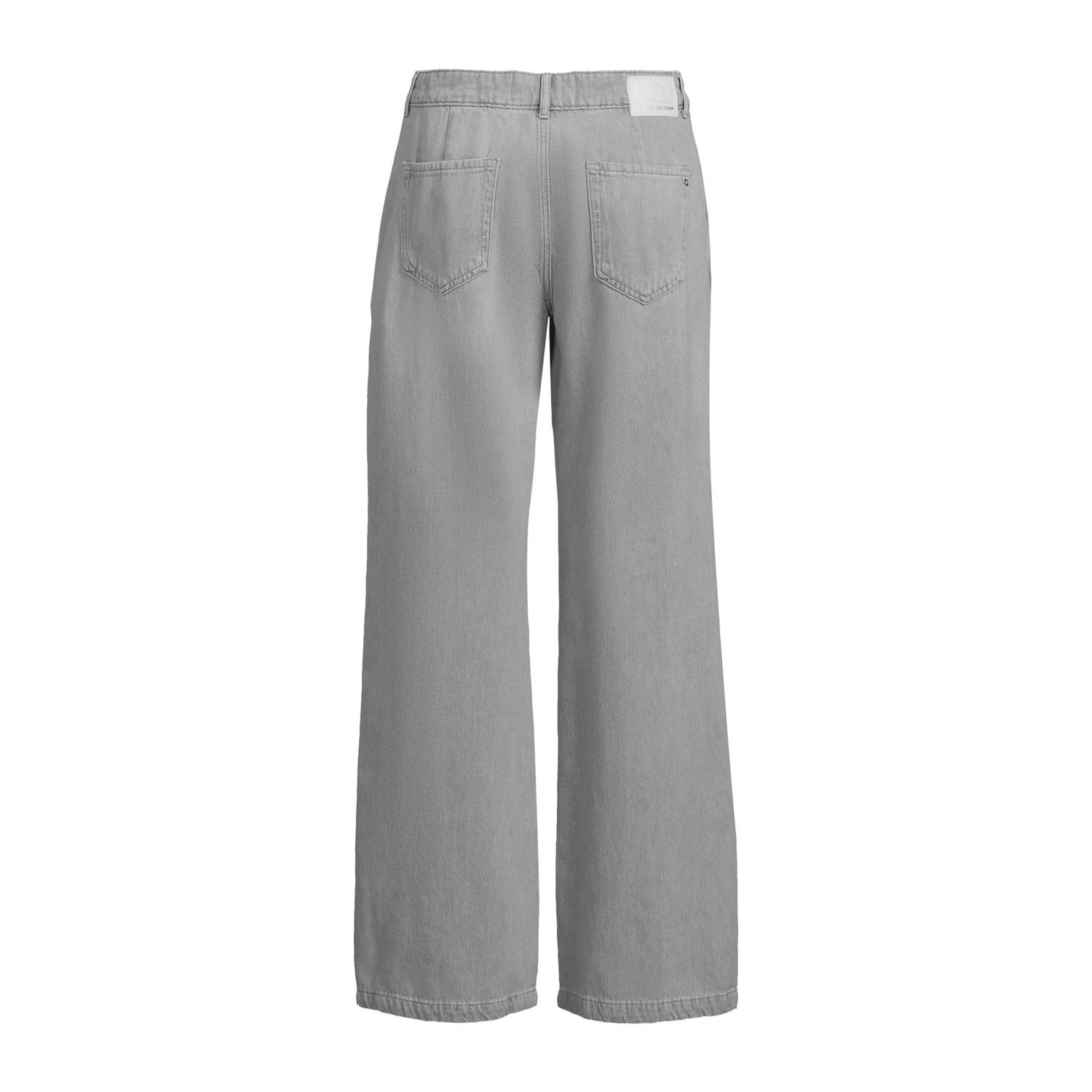 Cup of Joe Denim low waist wide leg jeans lichtgrijs