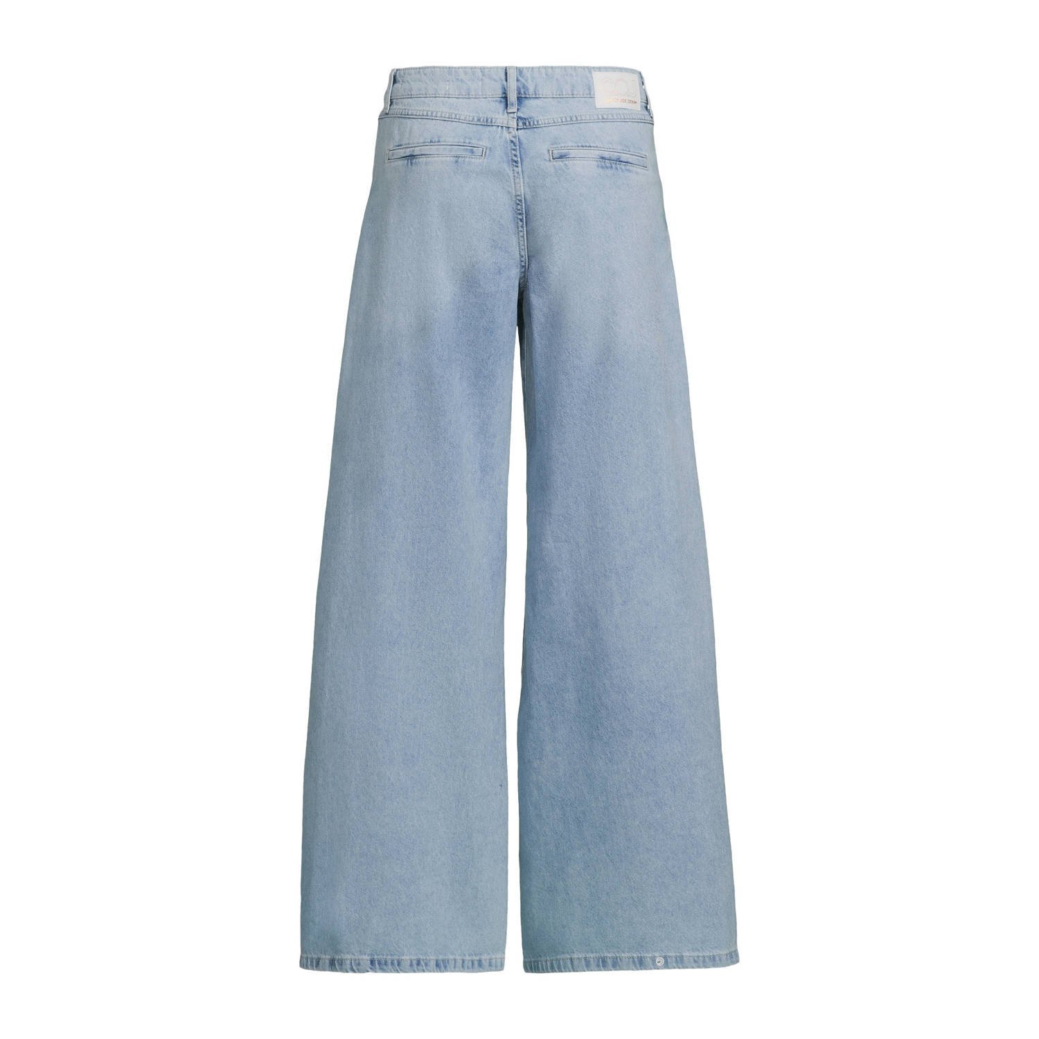 Cup of Joe Denim low waist wide leg jeans light blue denim