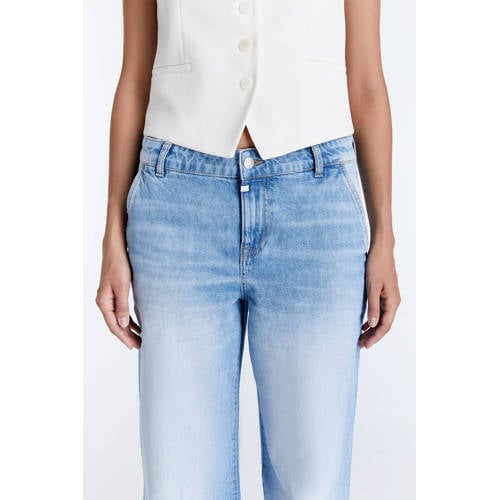 Cup of Joe Denim low waist loose fit jeans light blue denim afbeelding