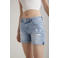 Cup of Joe Denim slim regular waist denim short medium blue denim