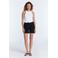 Cup of Joe Denim slim regular waist denim short zwart