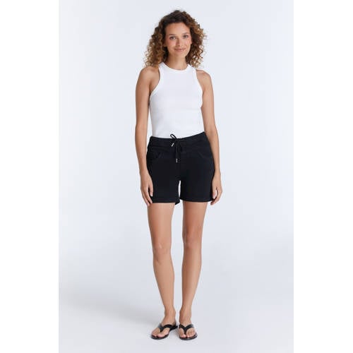 Cup of Joe Denim slim regular waist denim short zwart afbeelding