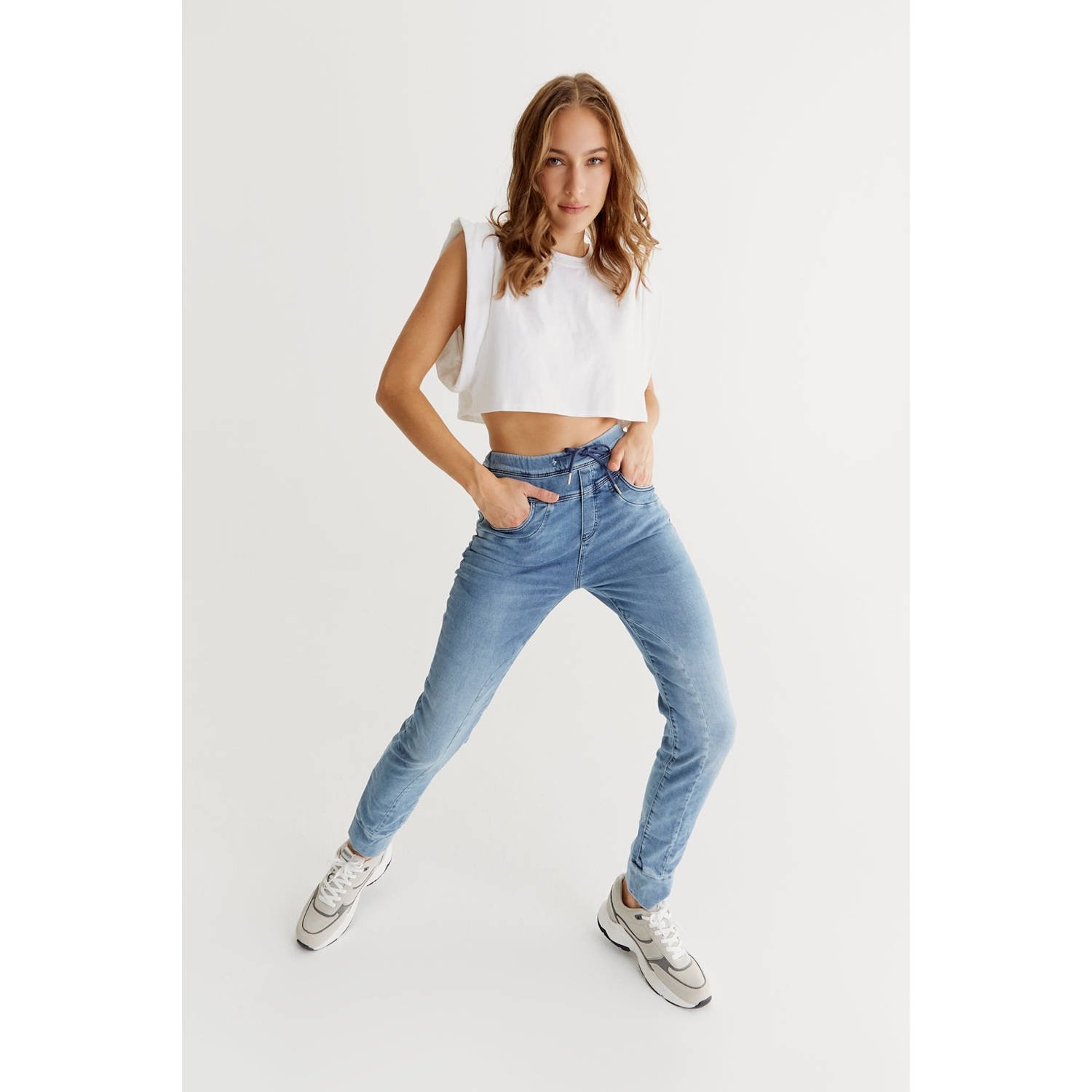Cup of Joe Denim slim fit jeans light blue denim