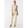 Cup of Joe Denim high waist flared jeans ecru