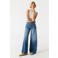 Cup of Joe Denim wide leg jeans medium blue denim