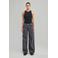 America Today mid waist wide leg jeans grey denim
