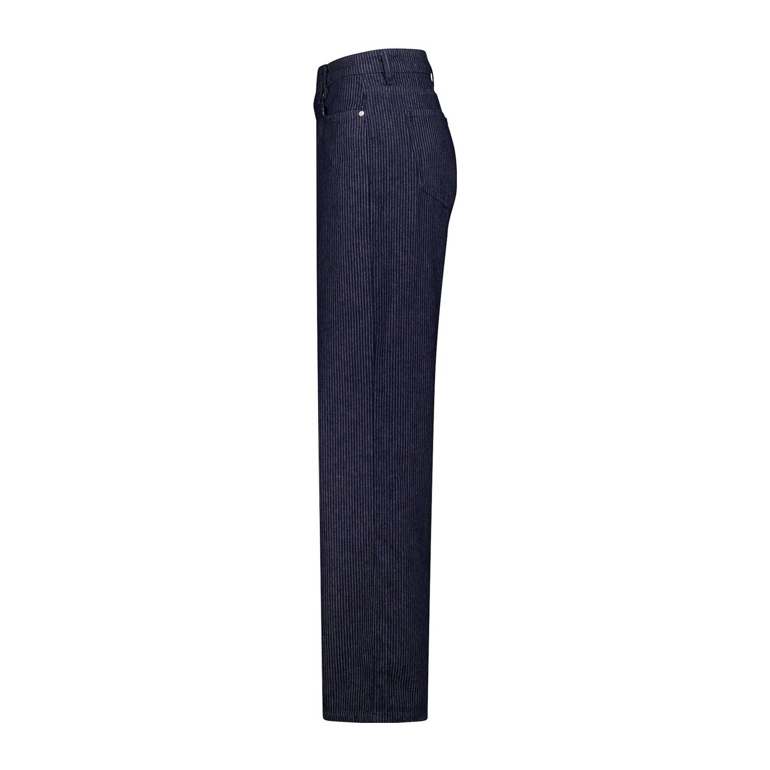 America Today high waist wide leg jeans dark blue denim