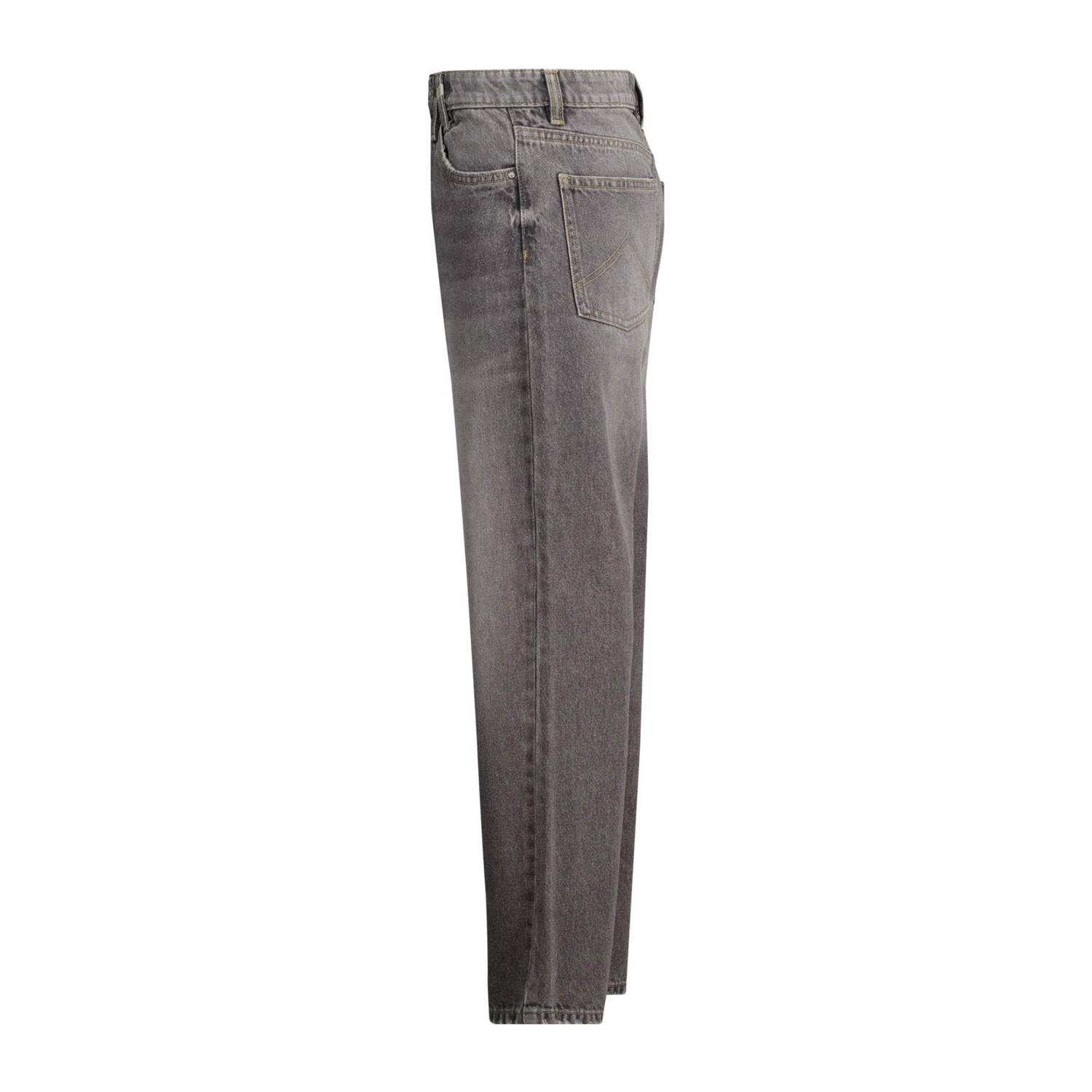 America Today straight leg high waist grey denim