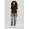 America Today straight leg jeans high waist grey denim