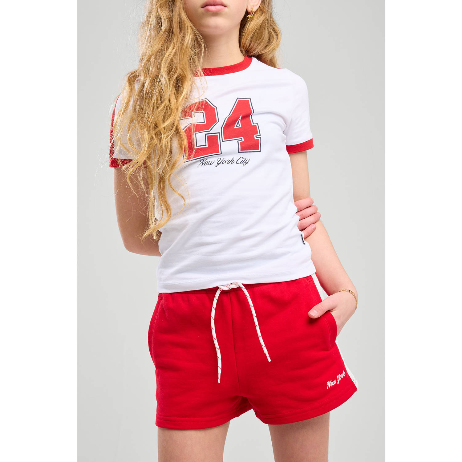 America Today sweatshort rood