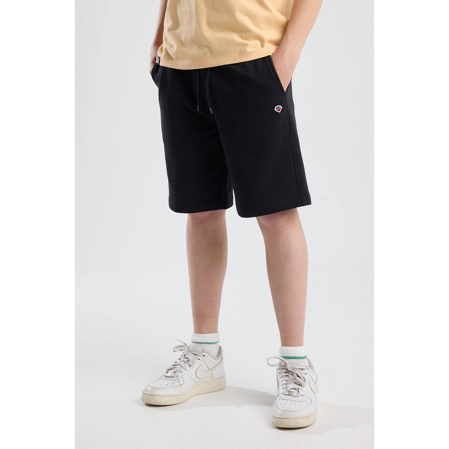 America Today sweatshort zwart
