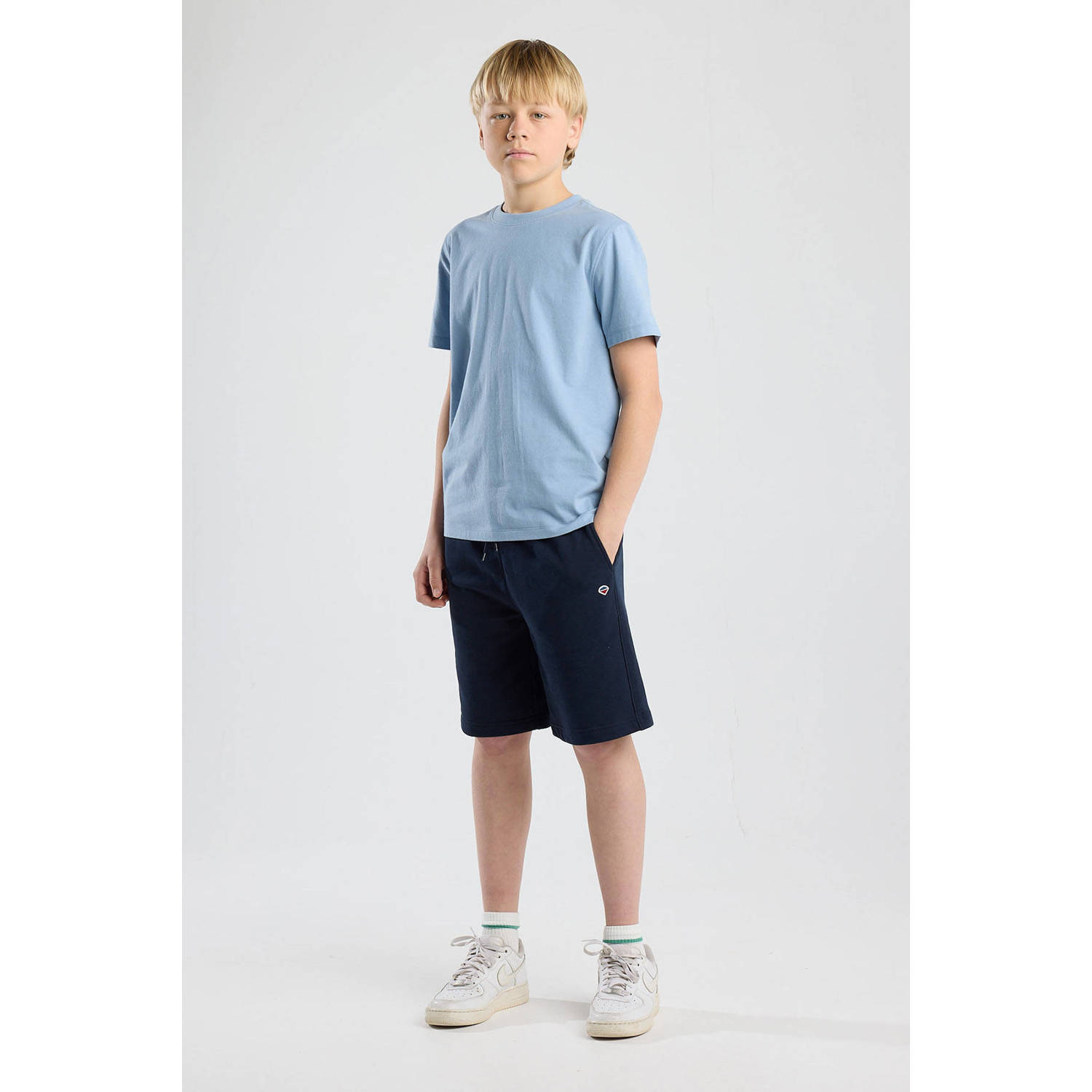 America Today sweatshort donkerblauw