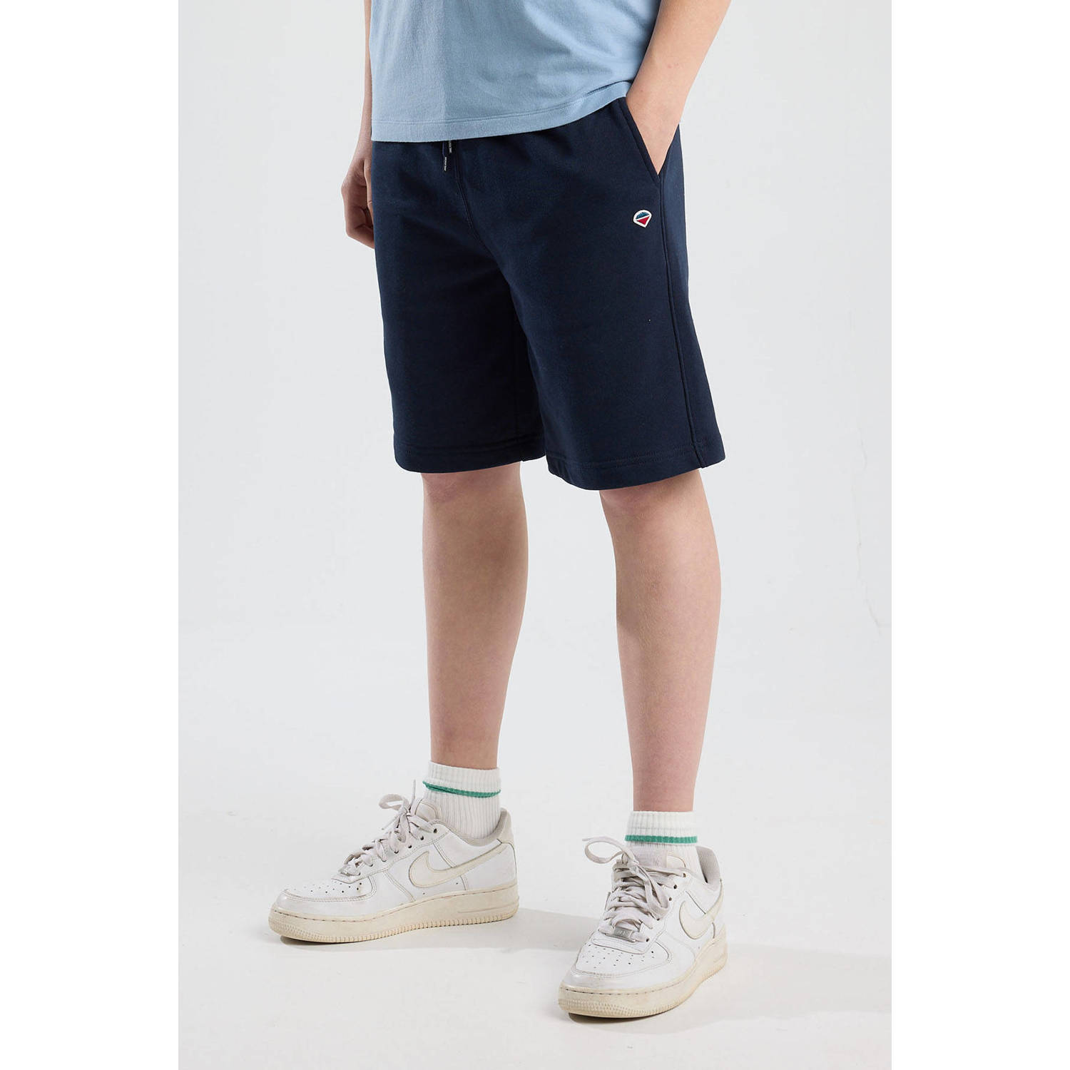America Today sweatshort donkerblauw