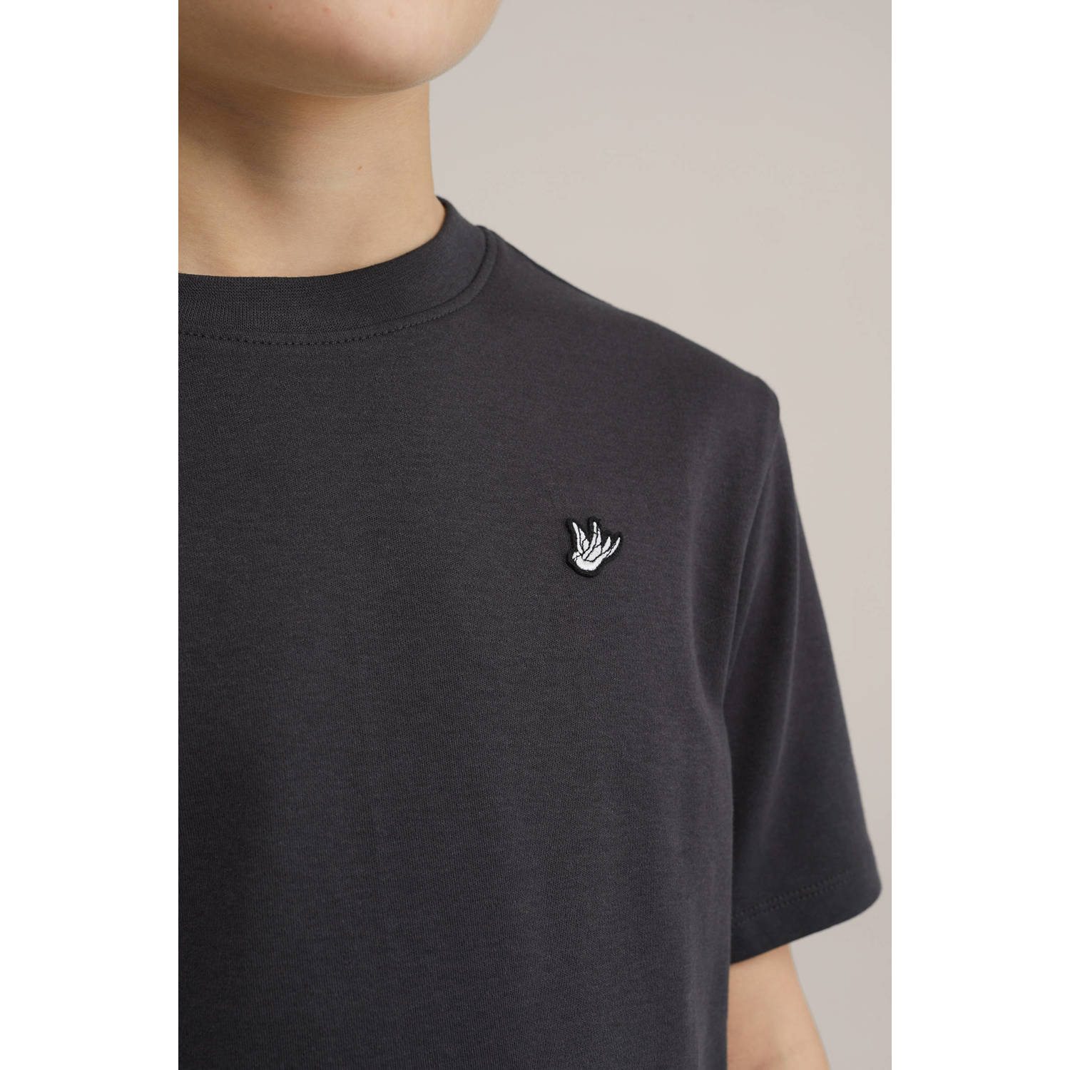 WE Fashion T-shirt antraciet