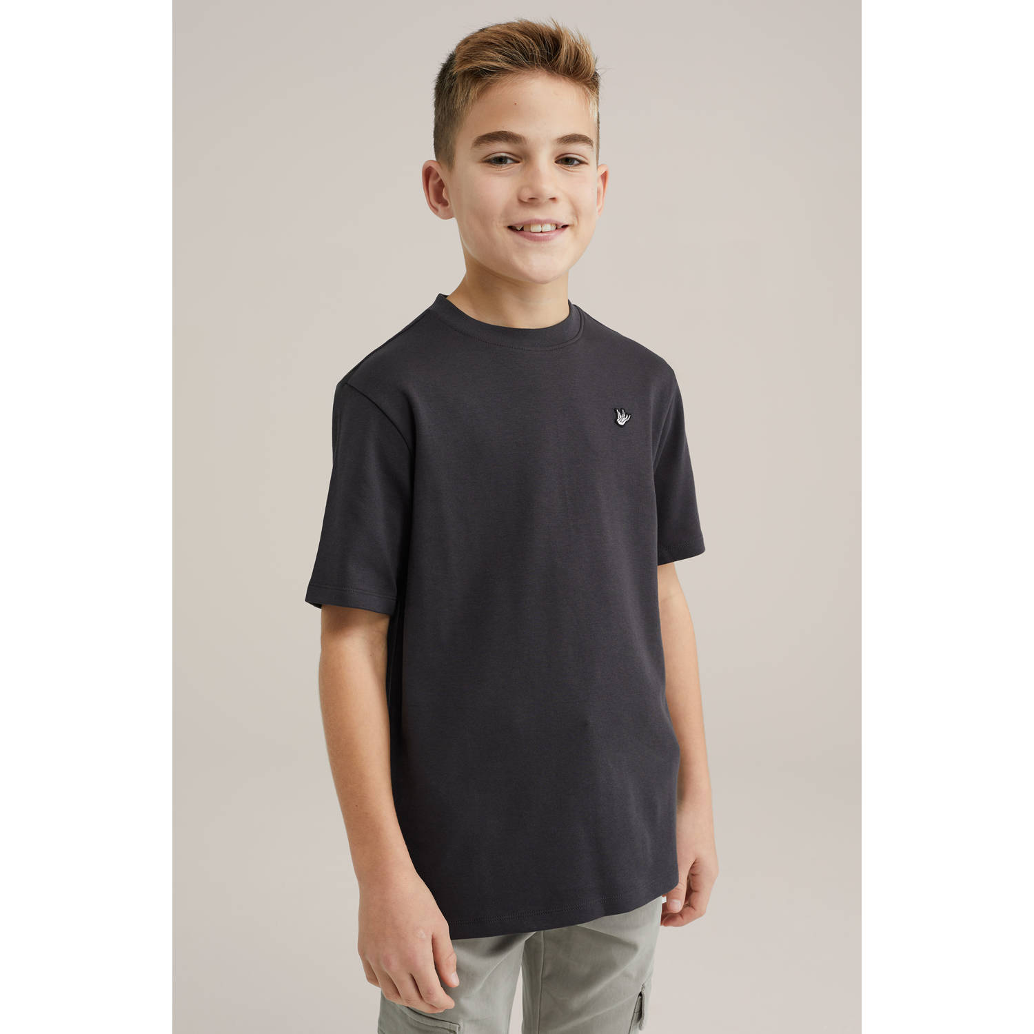 WE Fashion T-shirt antraciet
