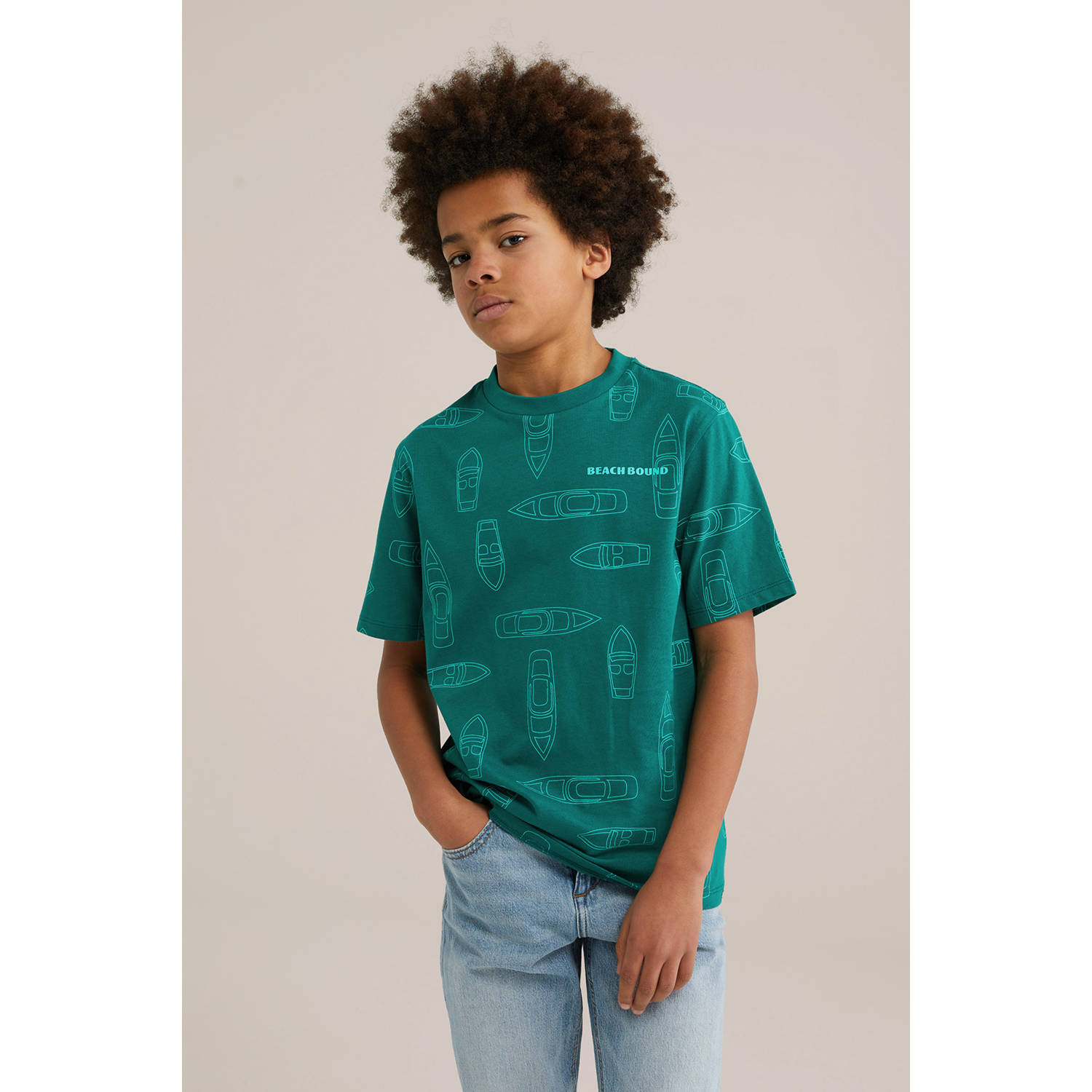 WE Fashion Blue Ridge T-shirt turquoise