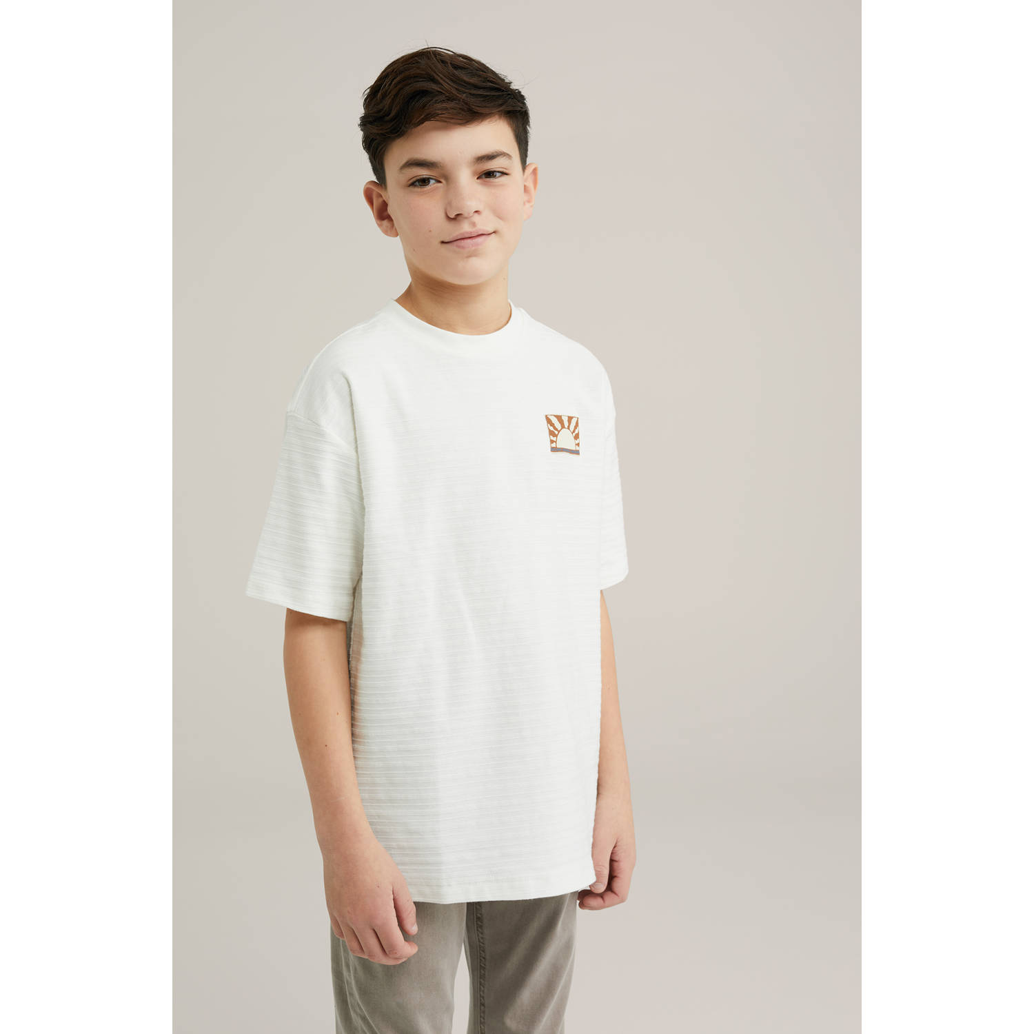 WE Fashion Blue Ridge T-shirt ecru
