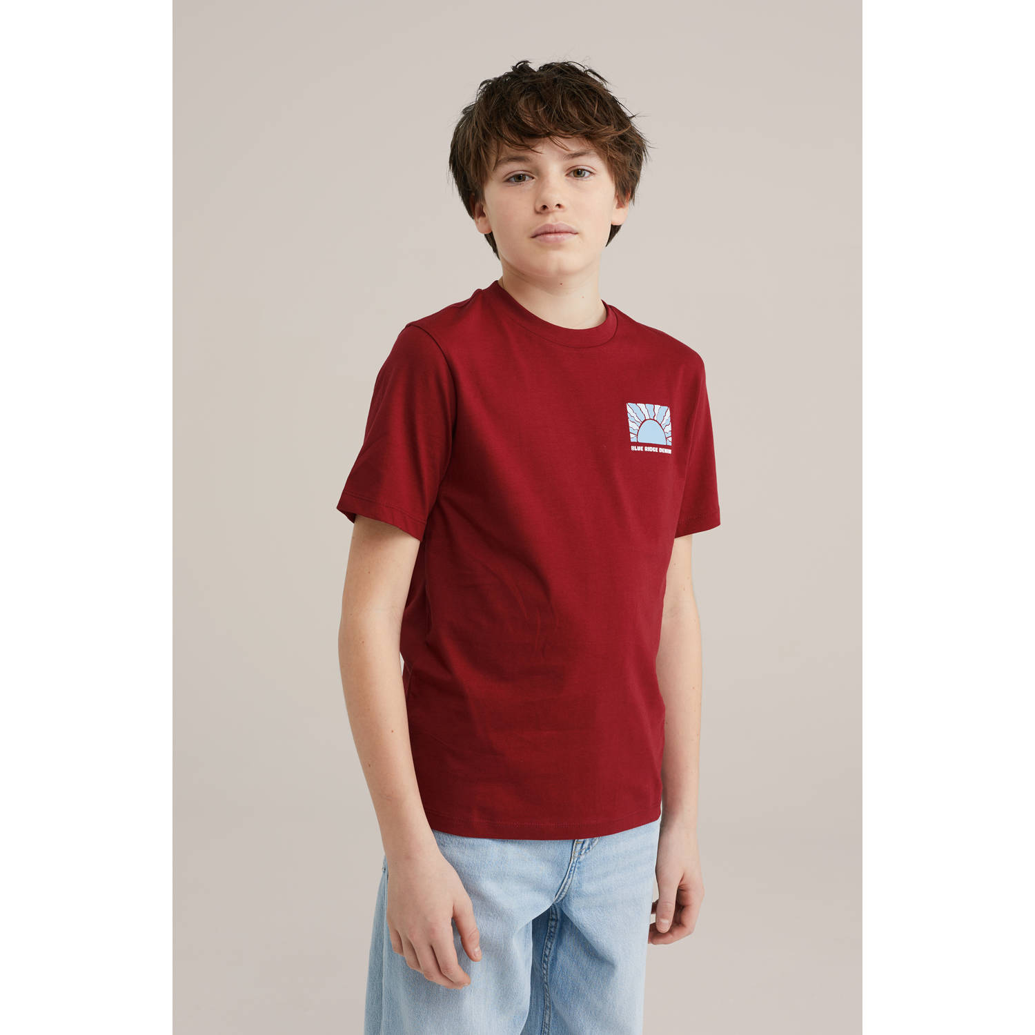 WE Fashion Blue Ridge T-shirt rood