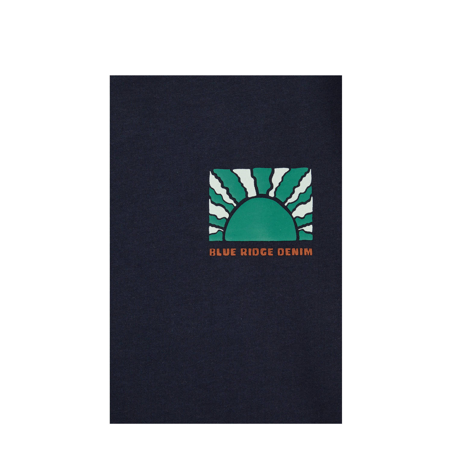 WE Fashion Blue Ridge T-shirt donkerblauw