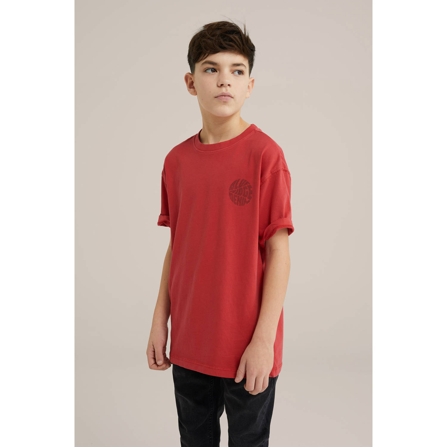 WE Fashion Blue Ridge T-shirt rood
