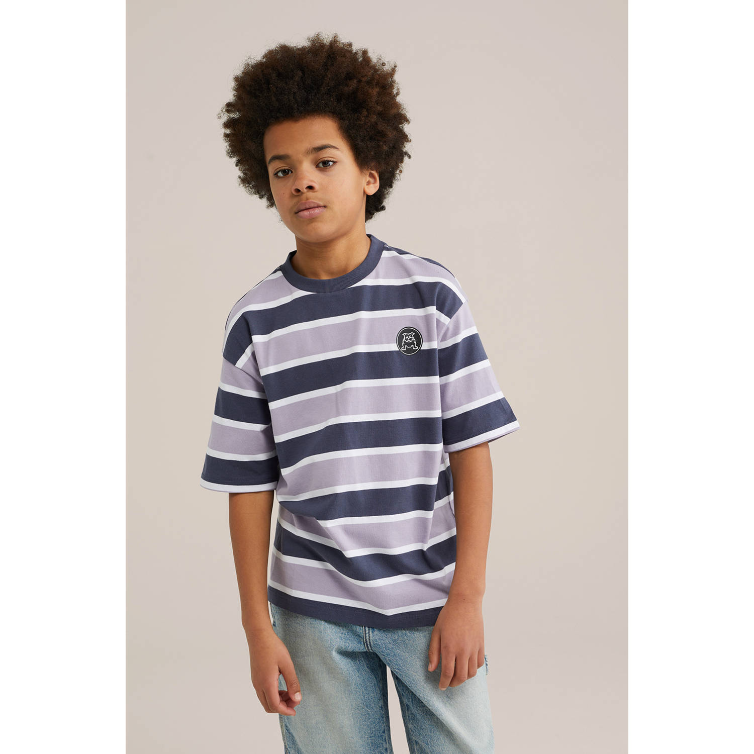 Salty Dog T-shirt paars