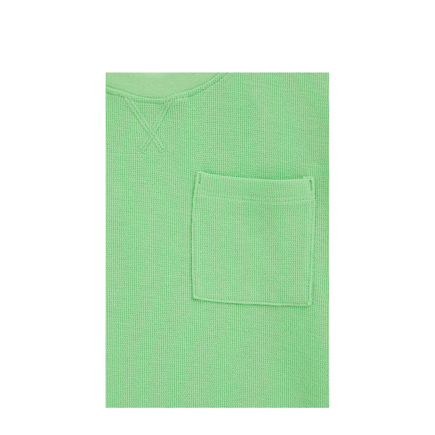 WE Fashion Blue Ridge T-shirt fijn gebreid lichtgroen