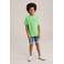 WE Fashion Blue Ridge T-shirt fijn gebreid lichtgroen