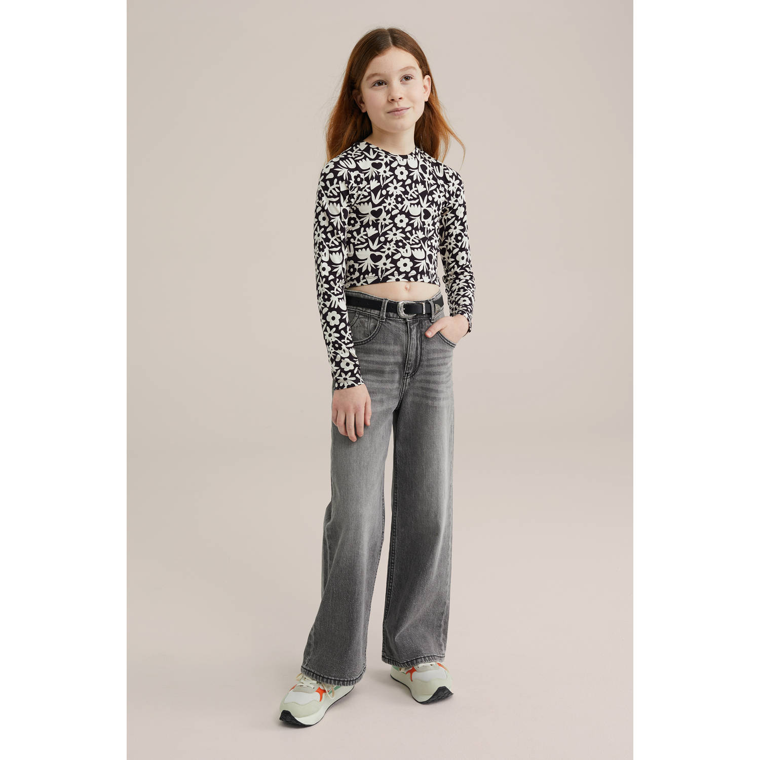 WE Fashion longsleeve zwart