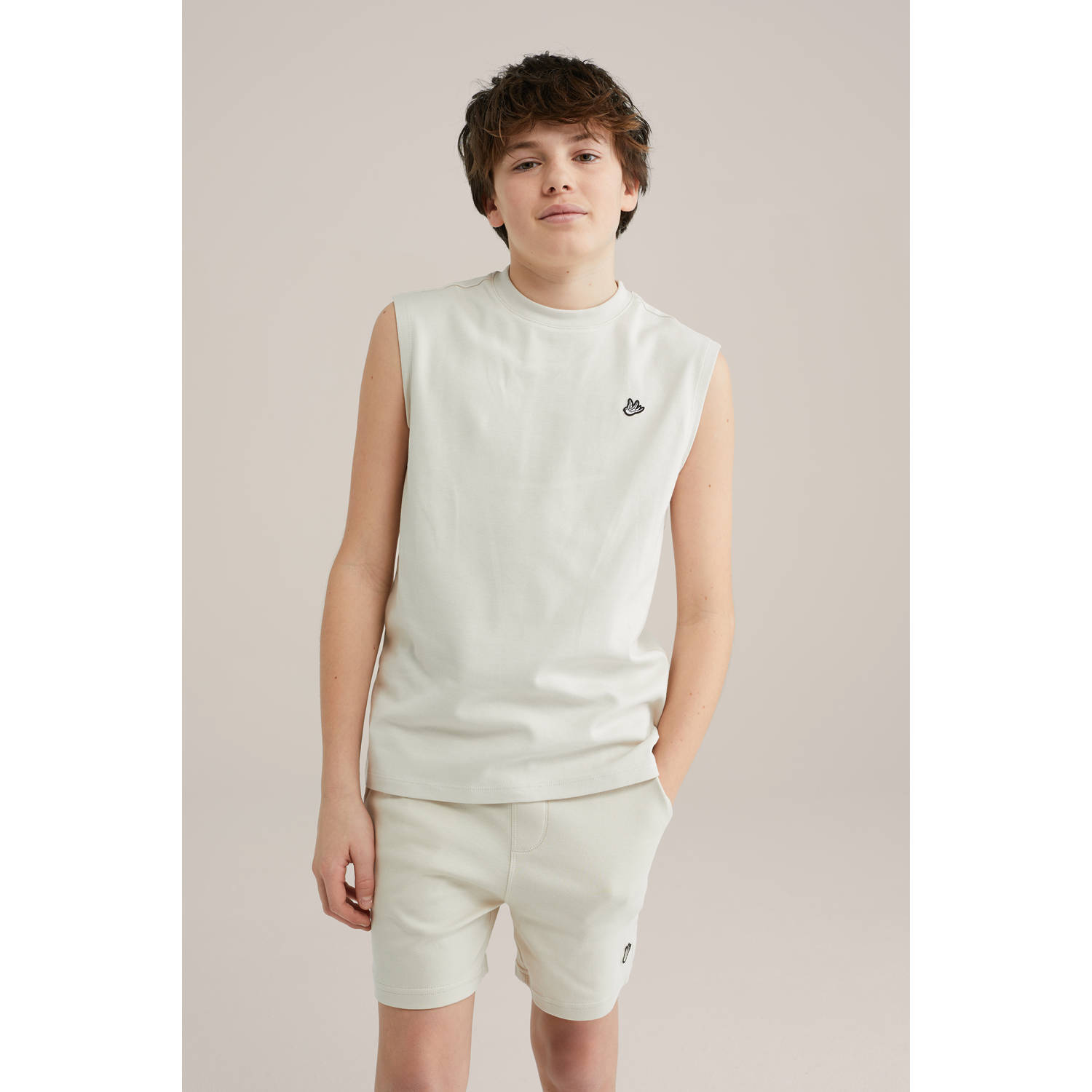 WE Fashion singlet beige