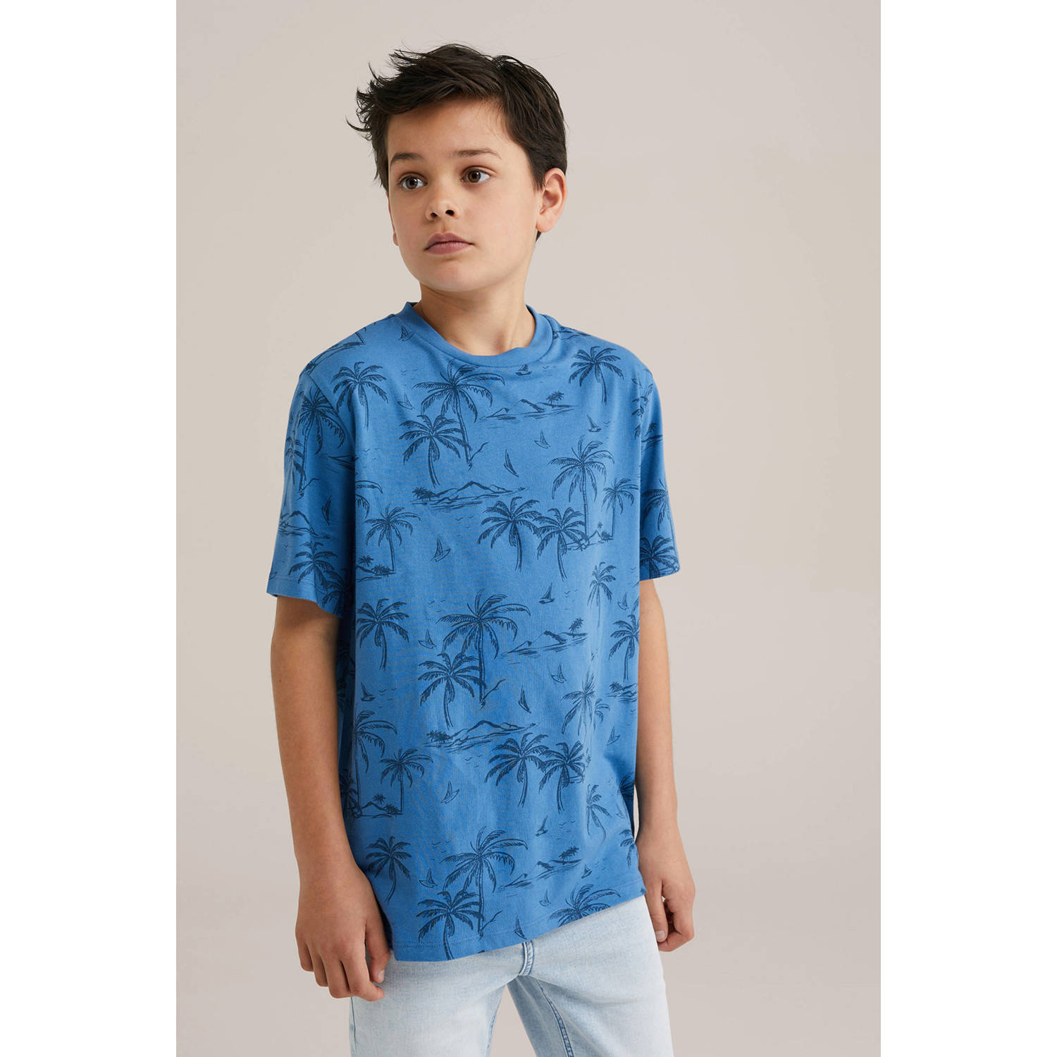 WE Fashion T-shirt blauw
