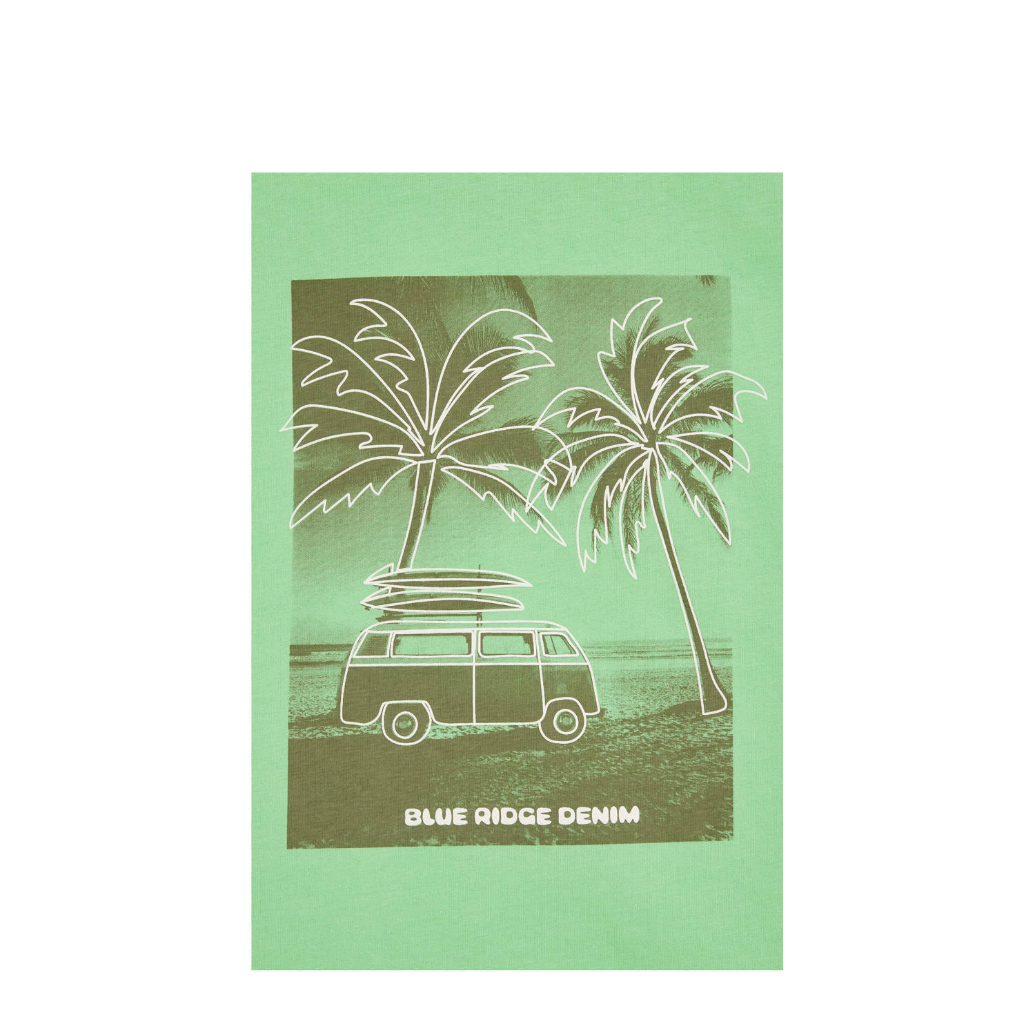 WE Fashion Blue Ridge singlet lichtgroen