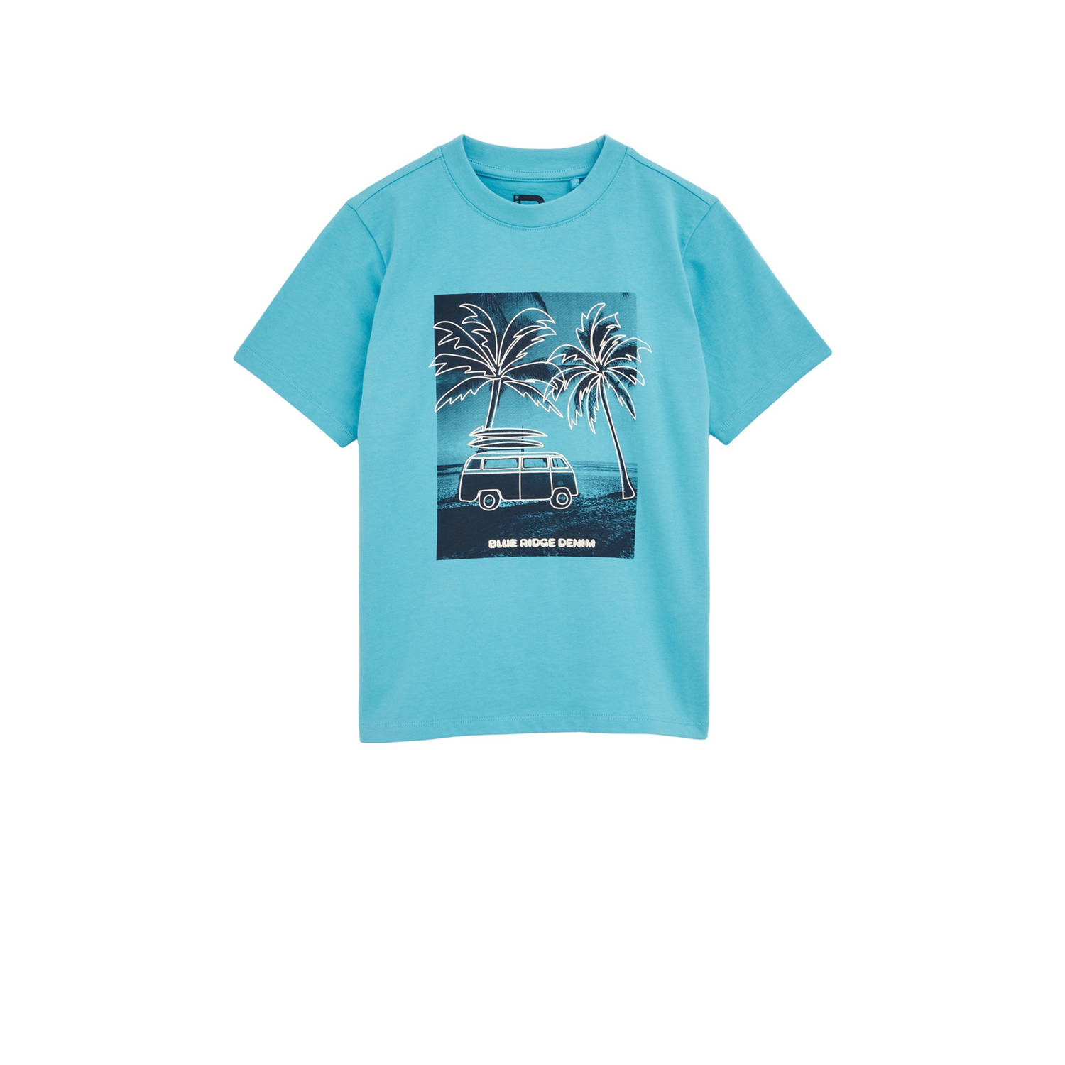 WE Fashion T-shirt lichtblauw