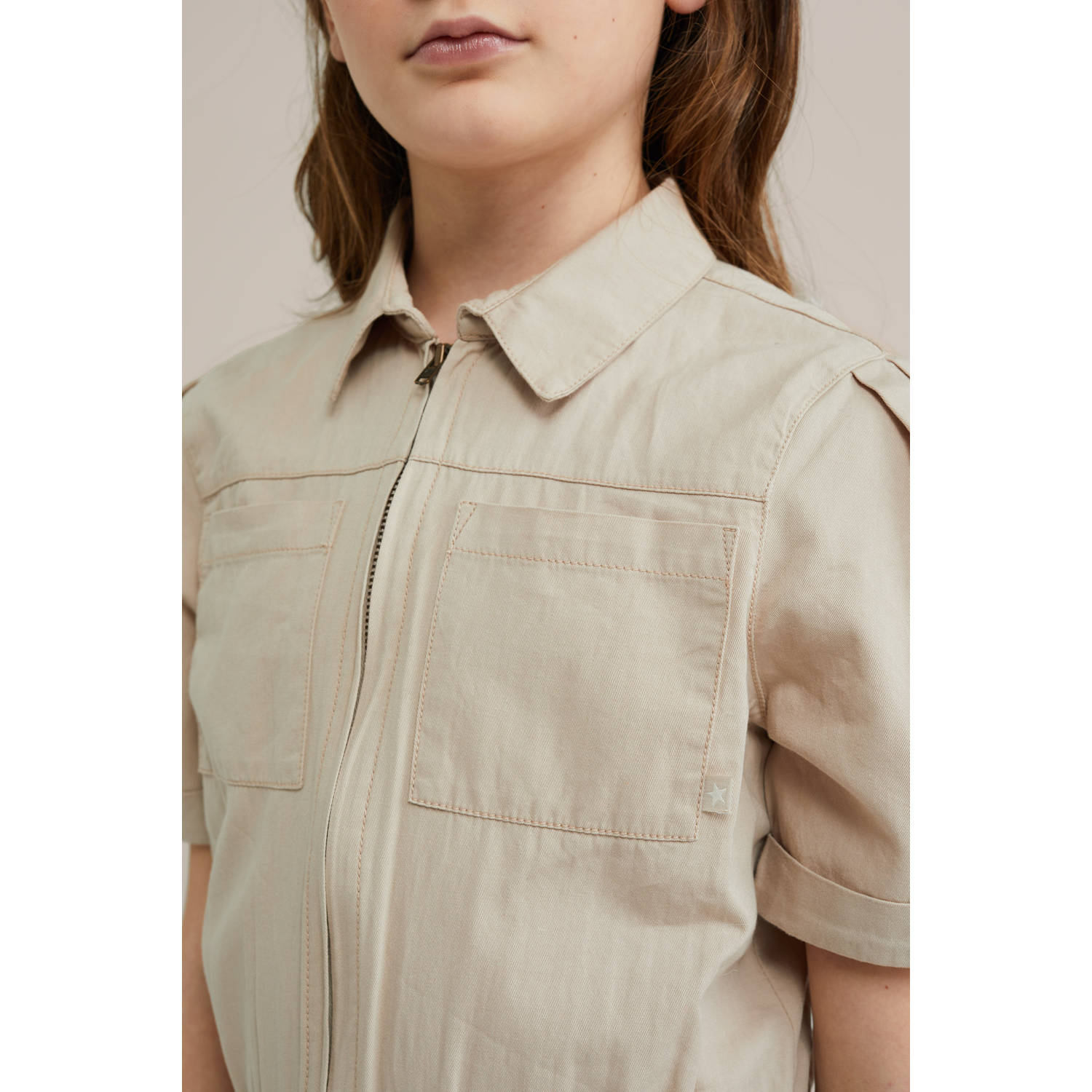 WE Fashion playsuit beige