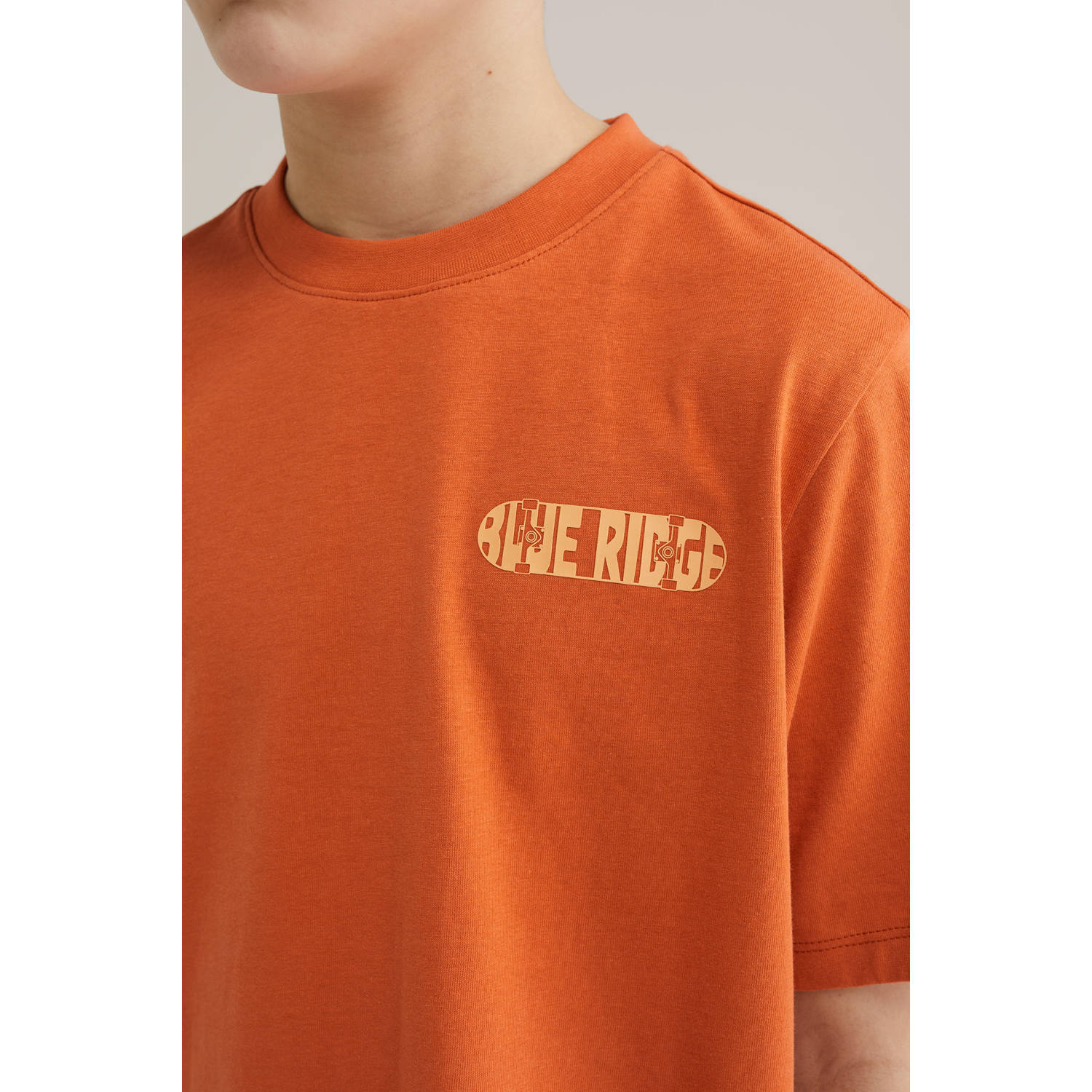 WE Fashion Blue Ridge T-shirt oranje