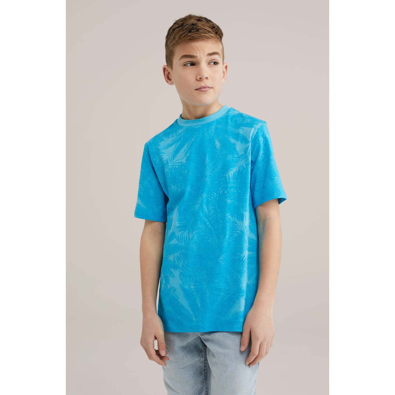 WE Fashion Blue Ridge T-shirt blauw