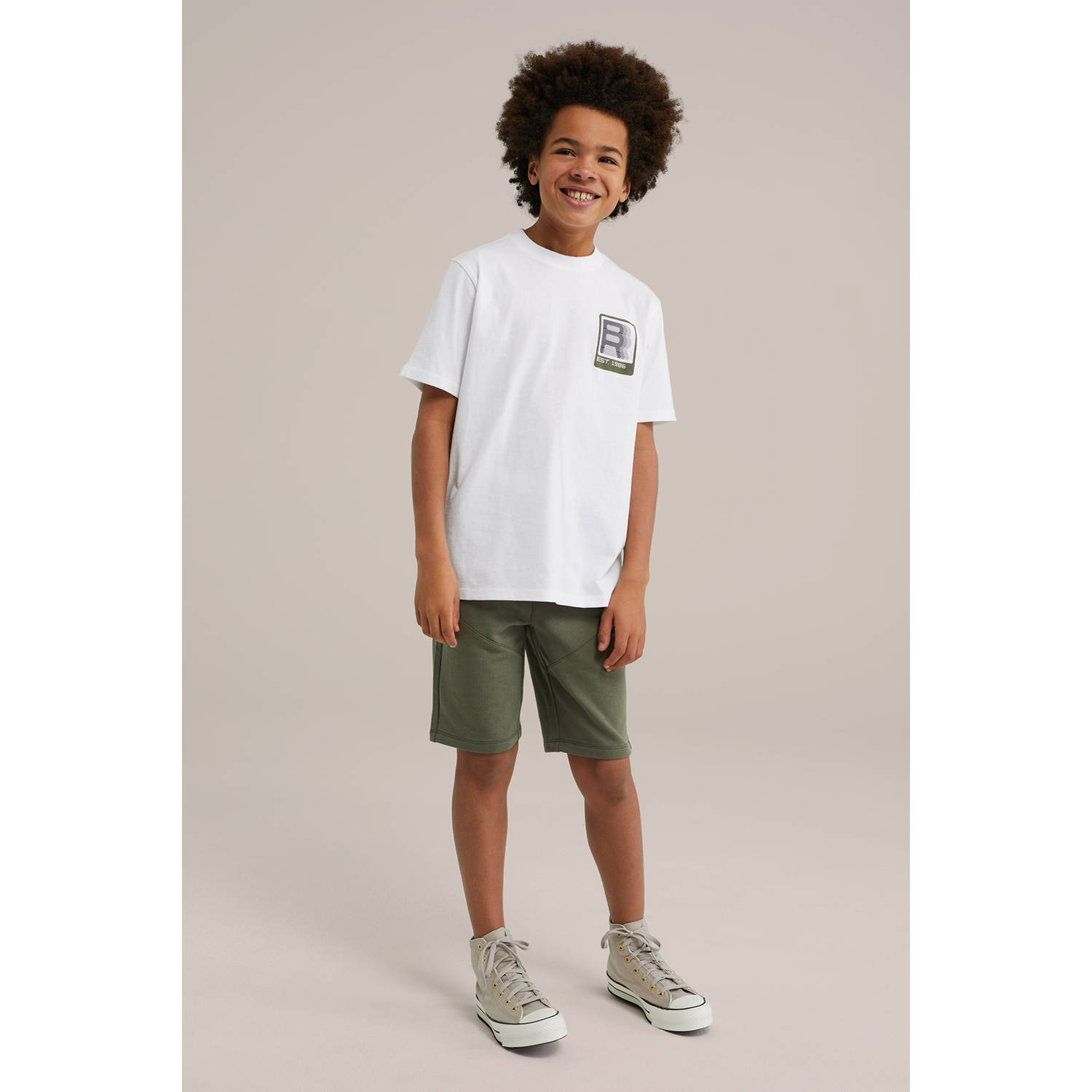 WE Fashion Blue Ridge T-shirt wit