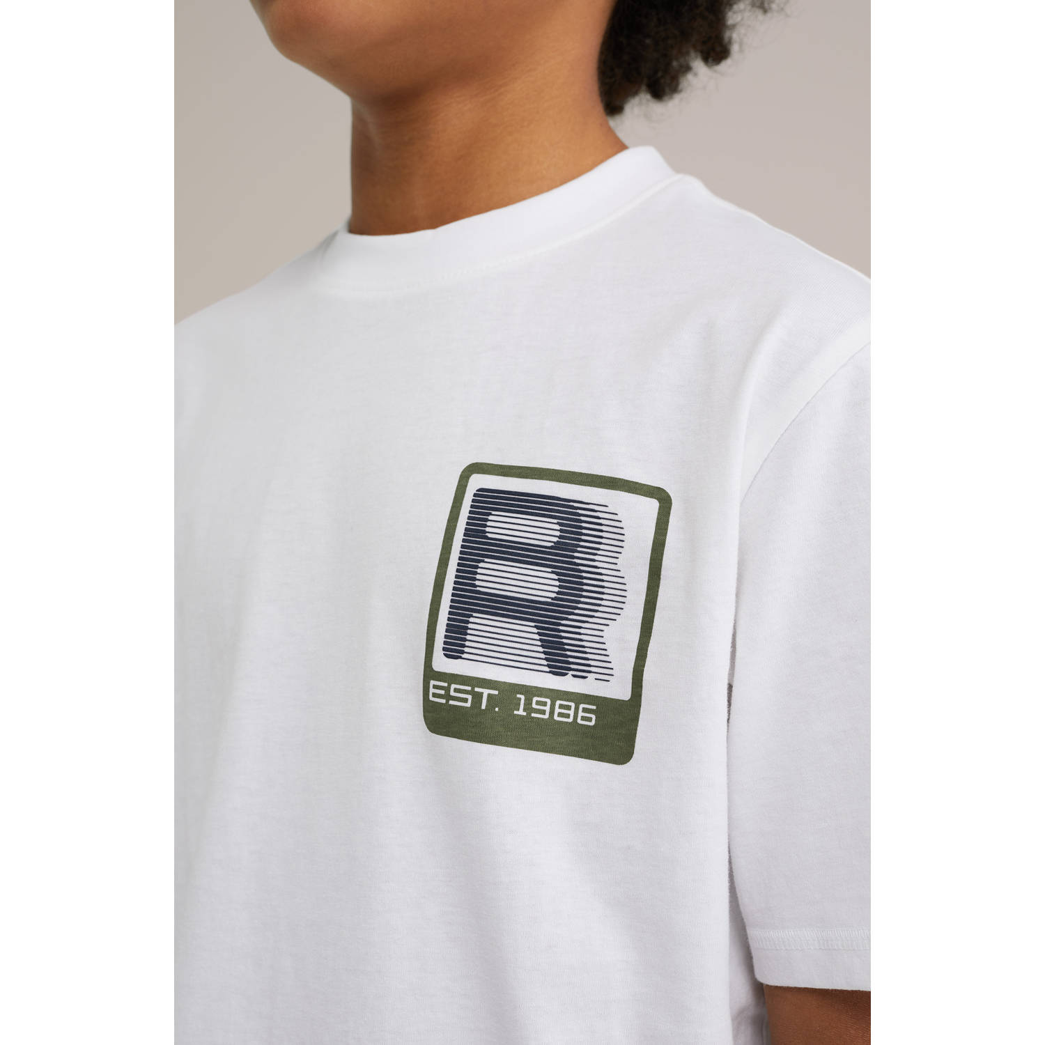 WE Fashion Blue Ridge T-shirt wit
