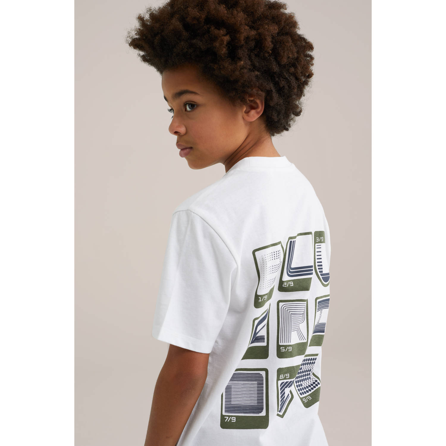 WE Fashion Blue Ridge T-shirt wit