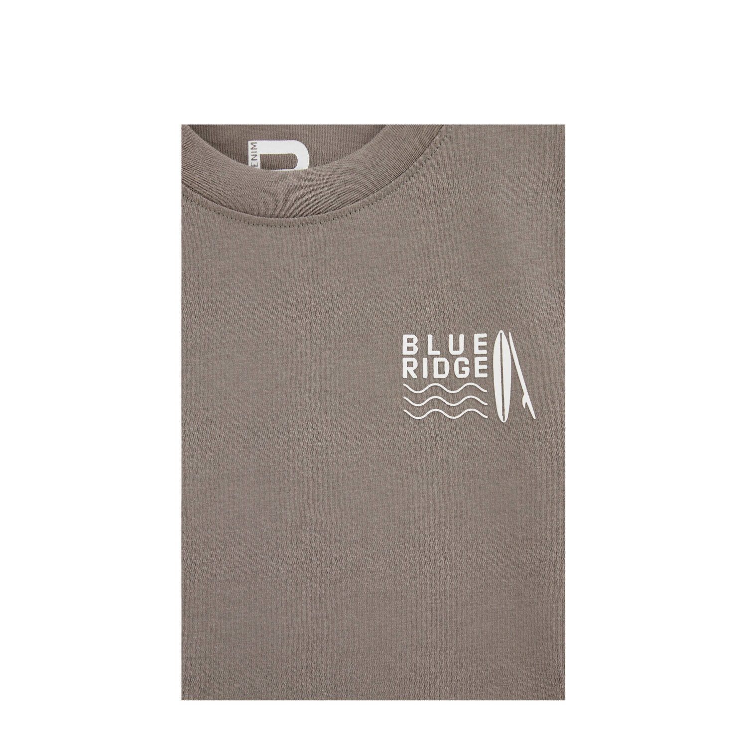 WE Fashion Blue Ridge T-shirt lichtbruin