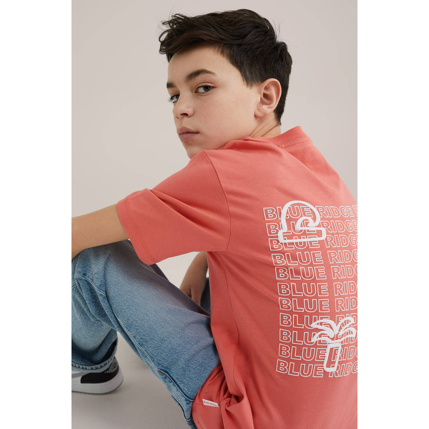 WE Fashion Blue Ridge T-shirt rood