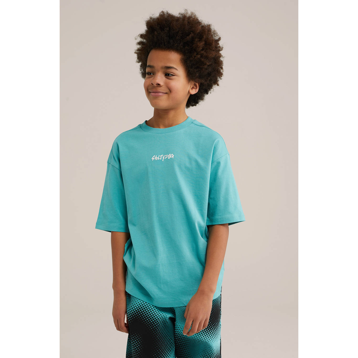 WE Fashion T-shirt lichtblauw