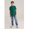 WE Fashion polo donkergroen